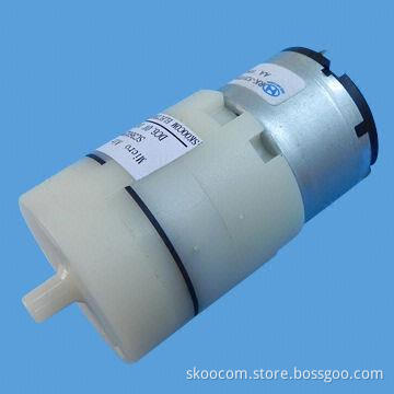 Micro air pump for head massager, monitor, flow is 3.5lpm, DC 6.0/12.0/24.0V